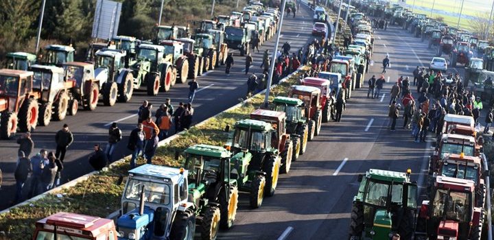Συλλαλητήριο αγροτών στην Λάρισα